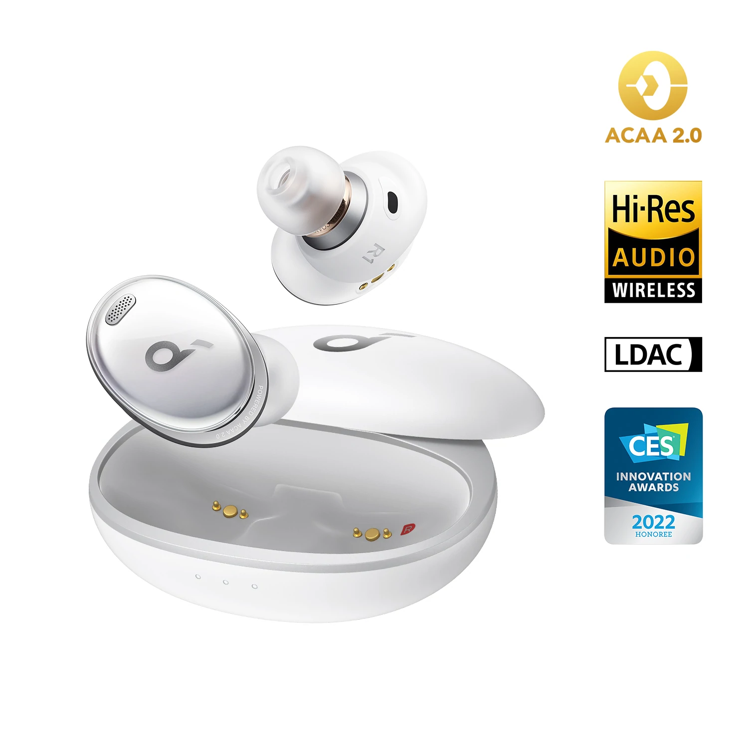 Anker SoundCore Liberty 3 Pro Noise Cancelling Earbuds (White) – O