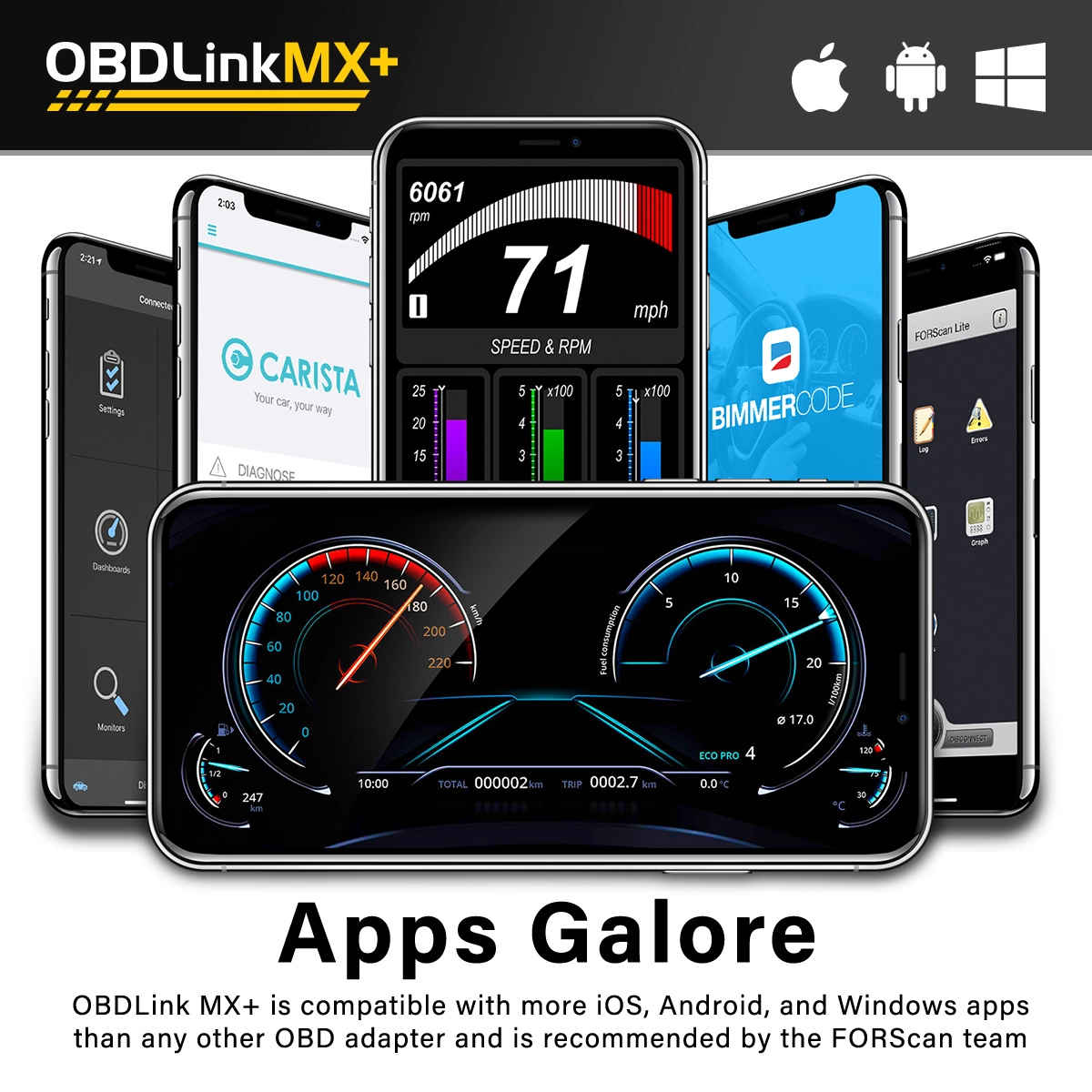 OBDLink® MX+ - Outstanding Bluetooth-Compatible OBD II Scan Tool