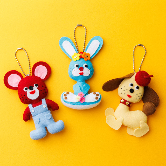 フェルトマスコットキット サンフェルト 昭和レトロキット 復刻