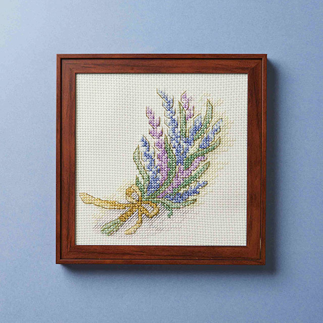 刺しゅうキット 戸塚刺しゅう 花の色 クロスステッチキット（825