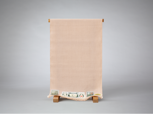 本場結城紬 縮織(地機・奥順・薄灰梅色) | 商品紹介 | 染と織たかはし