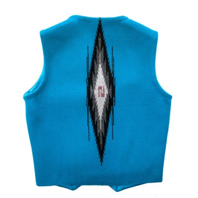 オルテガ ベスト 36・アメリカ チマヨ 100%ウール手織り/CHIMAYO