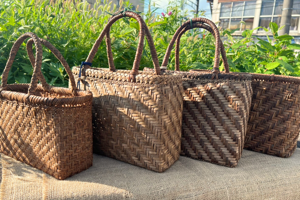 ぶどう×くるみ かごバッグ】伝統工芸品つる細工 - おぐにもん – 山形