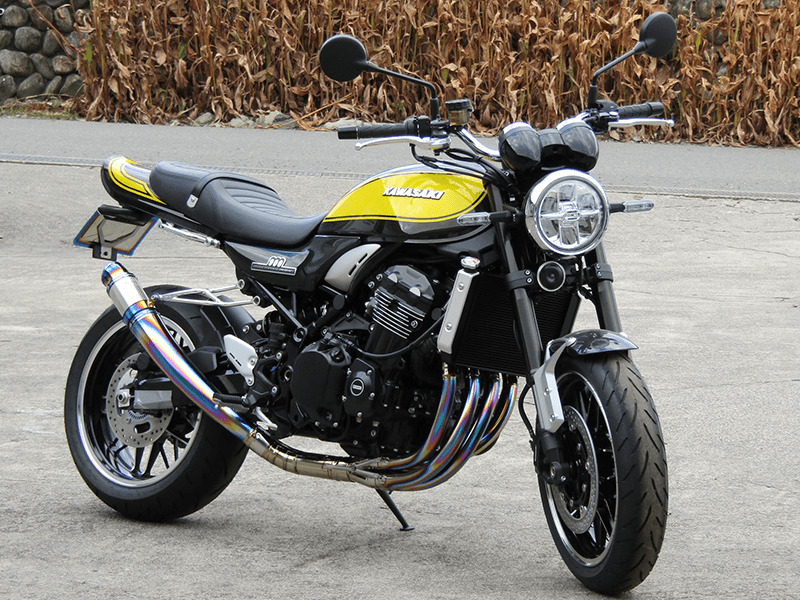 Z900 RS cafe / ZT400・UP ・φ85×150mm・φ70輪切・カーボン・フルエキ