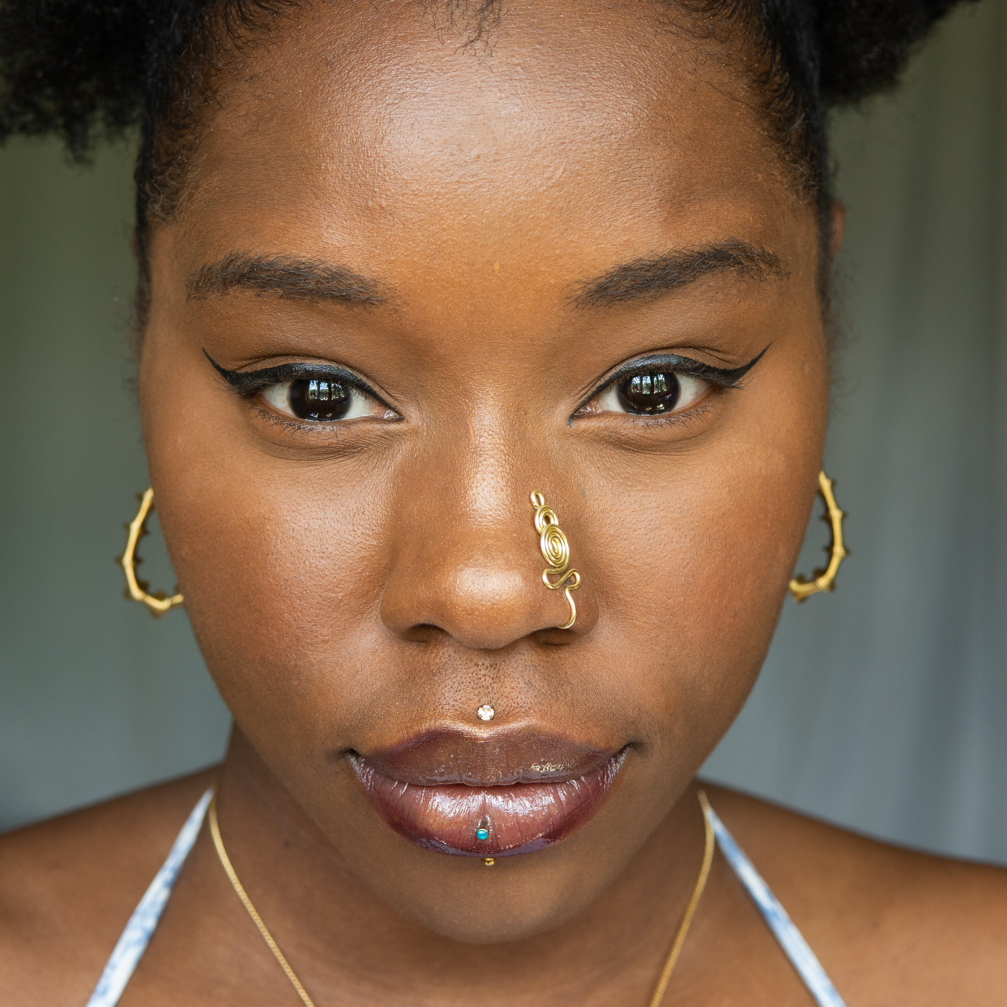 Minimalist Gold Non-Pierced Nose Ring – Oshun's Vanity