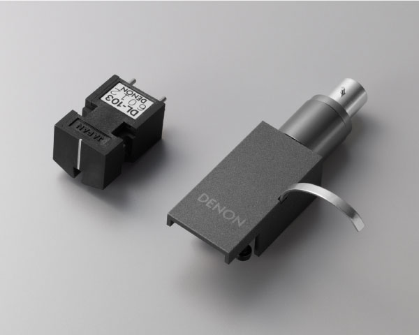 デノン MCカートリッジ DL-103 カンチレバー修復品 ヘッドシェルセット