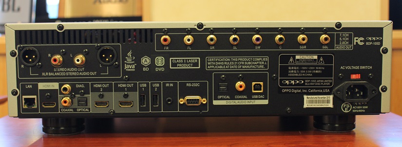 中古品】OPPO/Blu-rayディスクプレーヤー/BDP-105D JAPAN LIMITED 高級