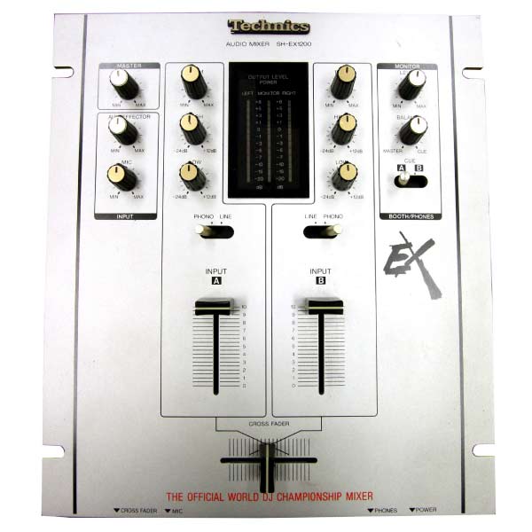 中古品】Technics/DJミキサー/SH-EX1200 シルバー -DJ機材アナログ