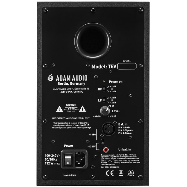 中古品】【2本セット】 ADAMAudio/モニタースピーカー/T5V（アンプ内蔵