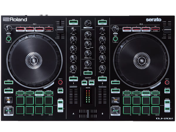 Serato DJ対応エントリークラスのRolandの高品質DJコントローラー「DJ