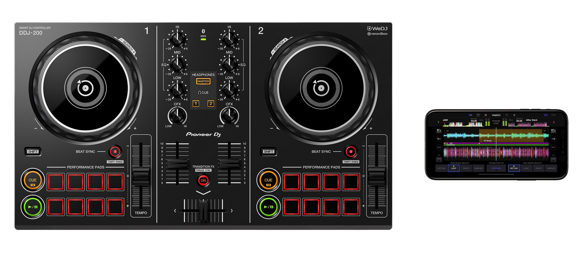 スマホで超手軽！アプリでDJが楽しめる！Pioneer DJ DDJ-200！