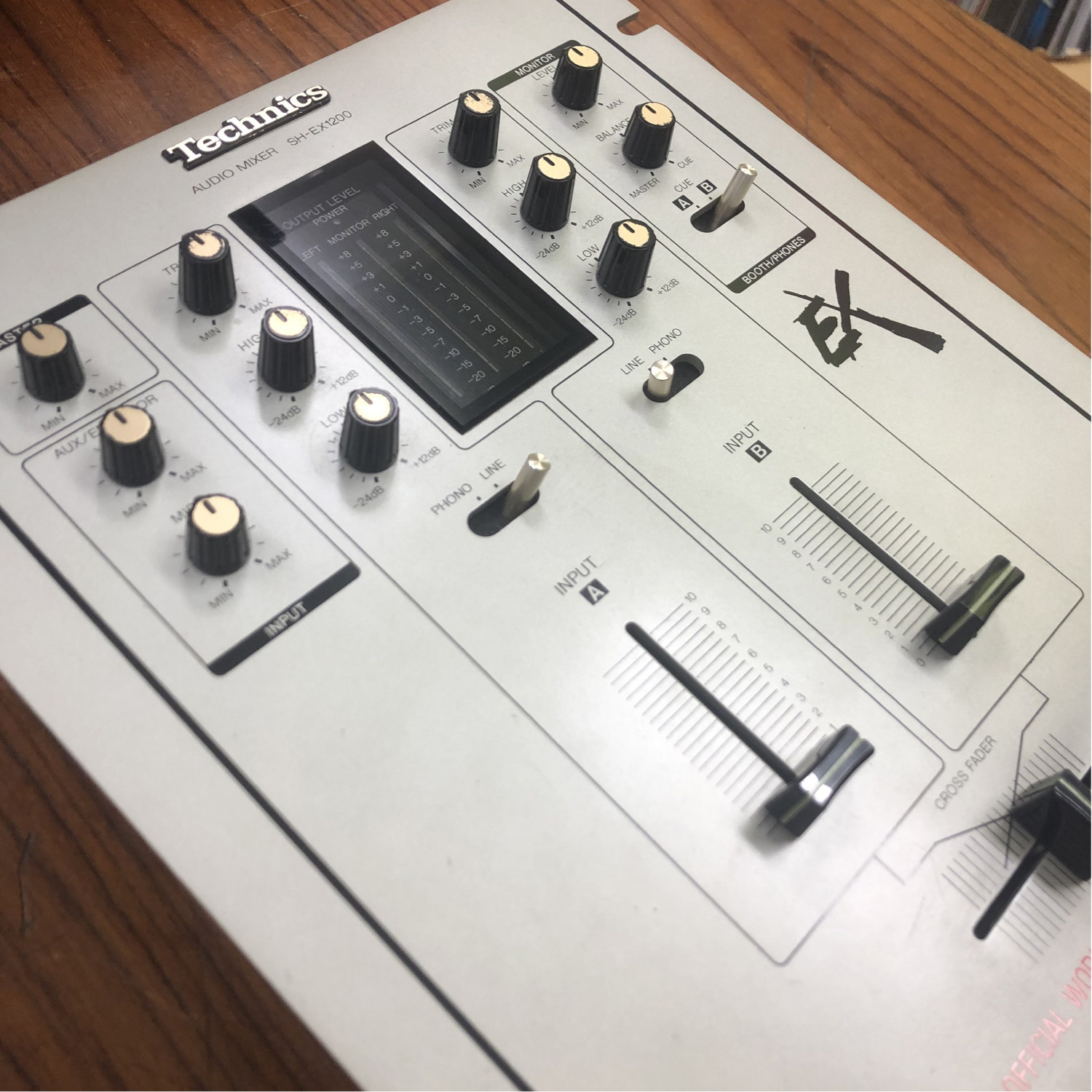 中古品】Technics/DJミキサー/SH-EX1200 (シルバー) -DJ機材アナログ