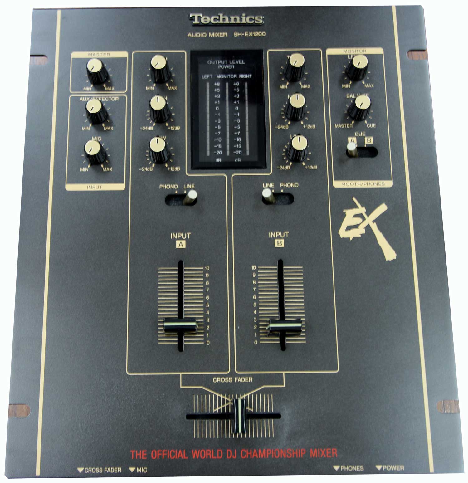 中古品】Technics/DJミキサー/SH-EX1200-K -DJ機材アナログレコード