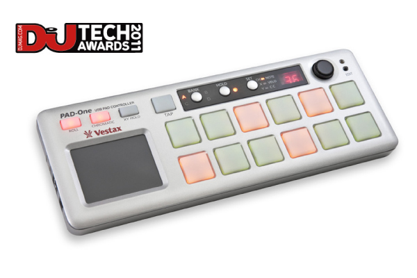 VestaxのUSB・MIDIパッドコントローラー PAD-Oneの紹介ページです。