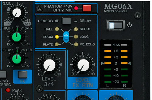 YAMAHAの卓上ミキサーMG06Xの商品ページです。