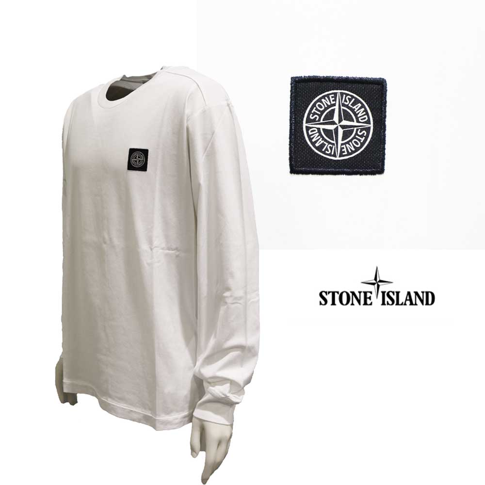 ストーンアイランド 長袖Tシャツ ホワイト | アウトレットジャパン福岡