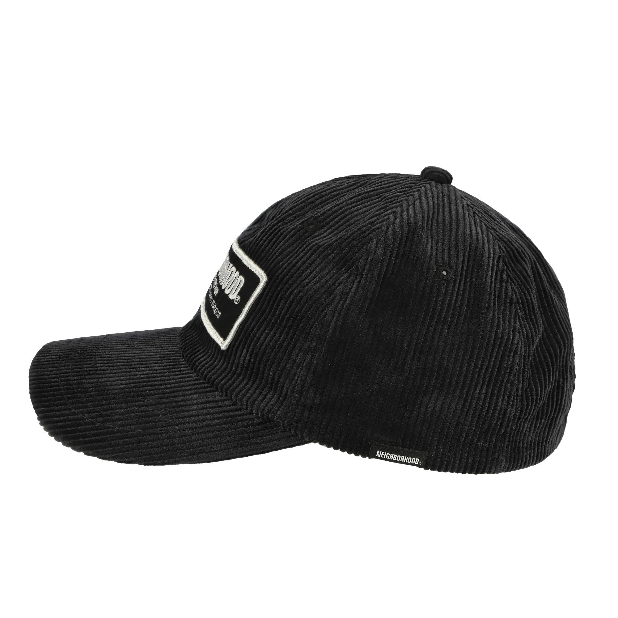 Neighborhood Corduroy Dad Cap 242YGNH-HT04 / Black | OVERKILL