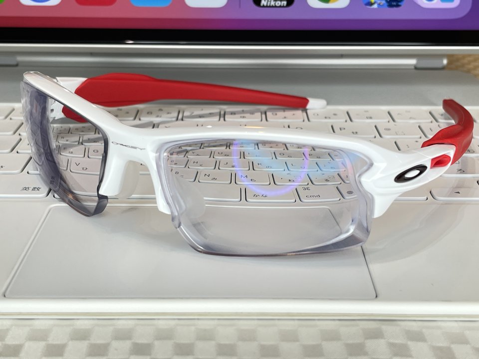 OAKLEY×ICRX NXT 度付スポーツサングラス製作例 OCE FLAK 2.0【ロード