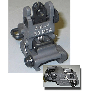 Samson ARMS 40L-P Precision Flip Up Rear Sight | 5 Star Rating