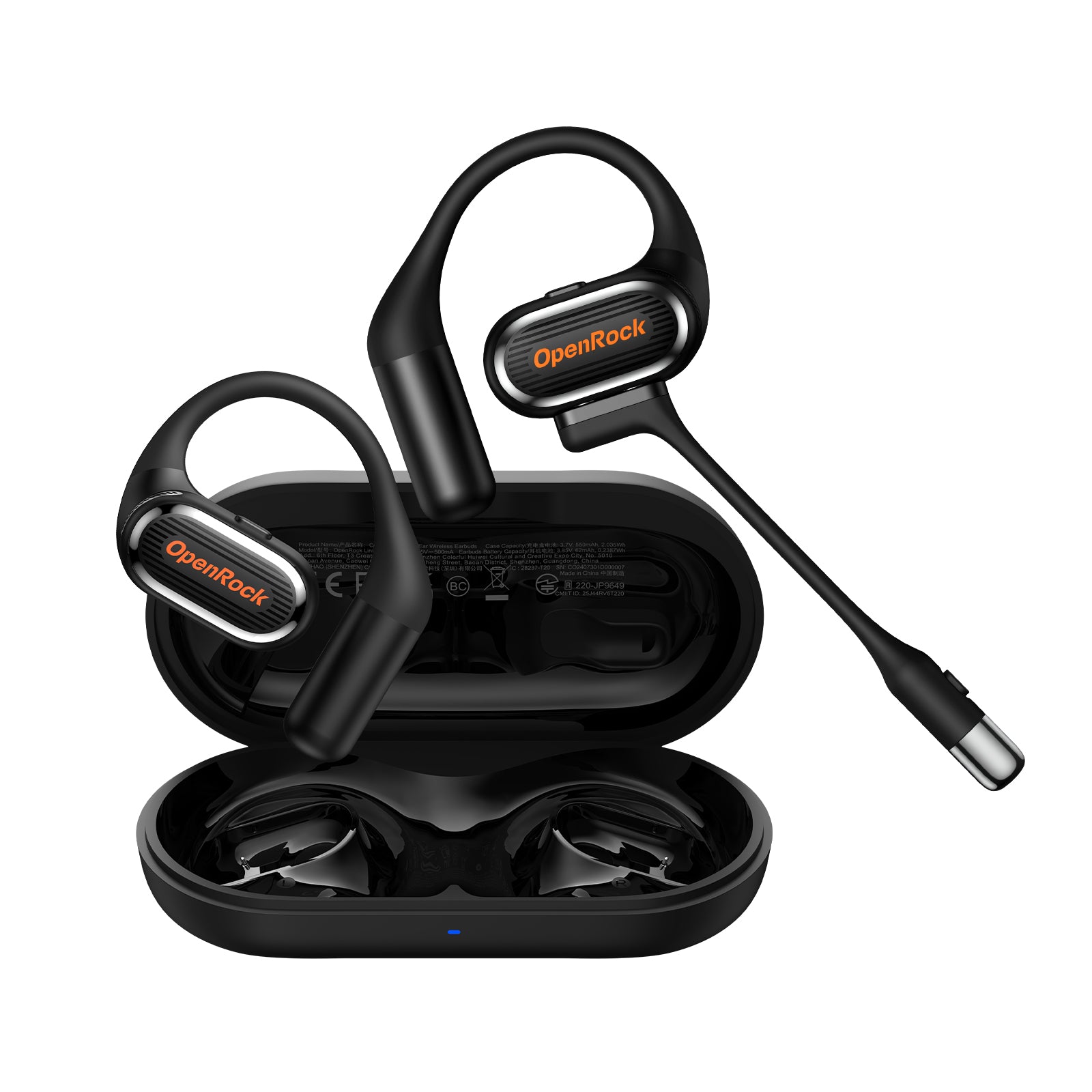 OpenRock Link 20 | AI Productivity Headset with Magnetic Mic: Simultan