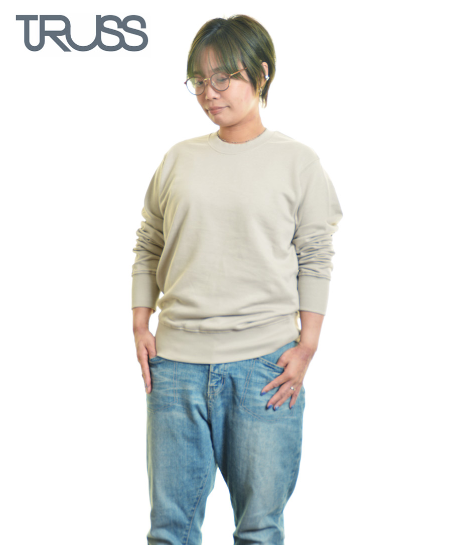オーガニックコットン スウェットシャツ-エコなTRUSSのトレーナー卸