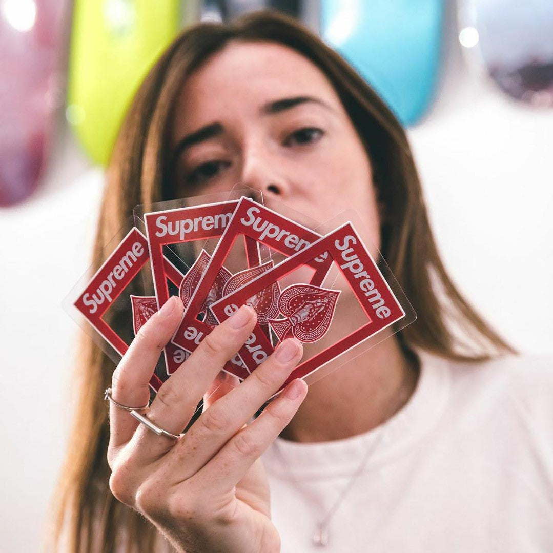 Buy Supreme Bicycle Clear Playing Poker Card Deck online in