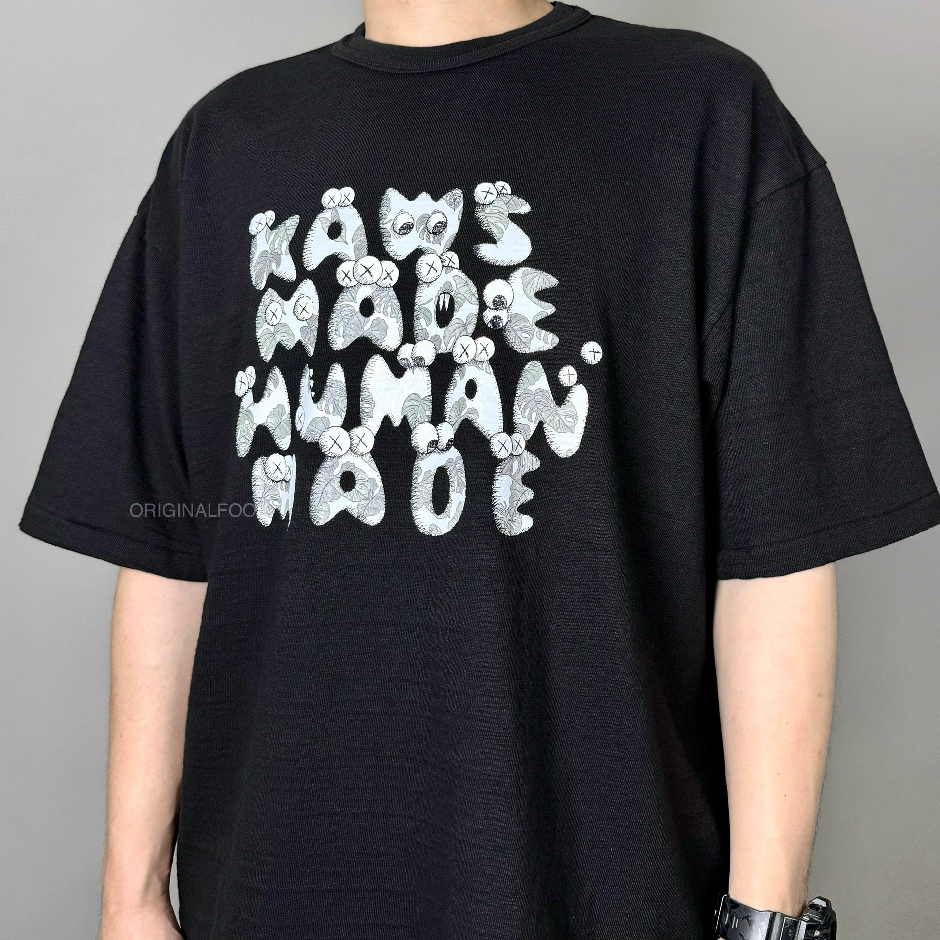 Buy Human Made X KAWS Tee #4 Black online in Singapore | ORIGINALFOOK
