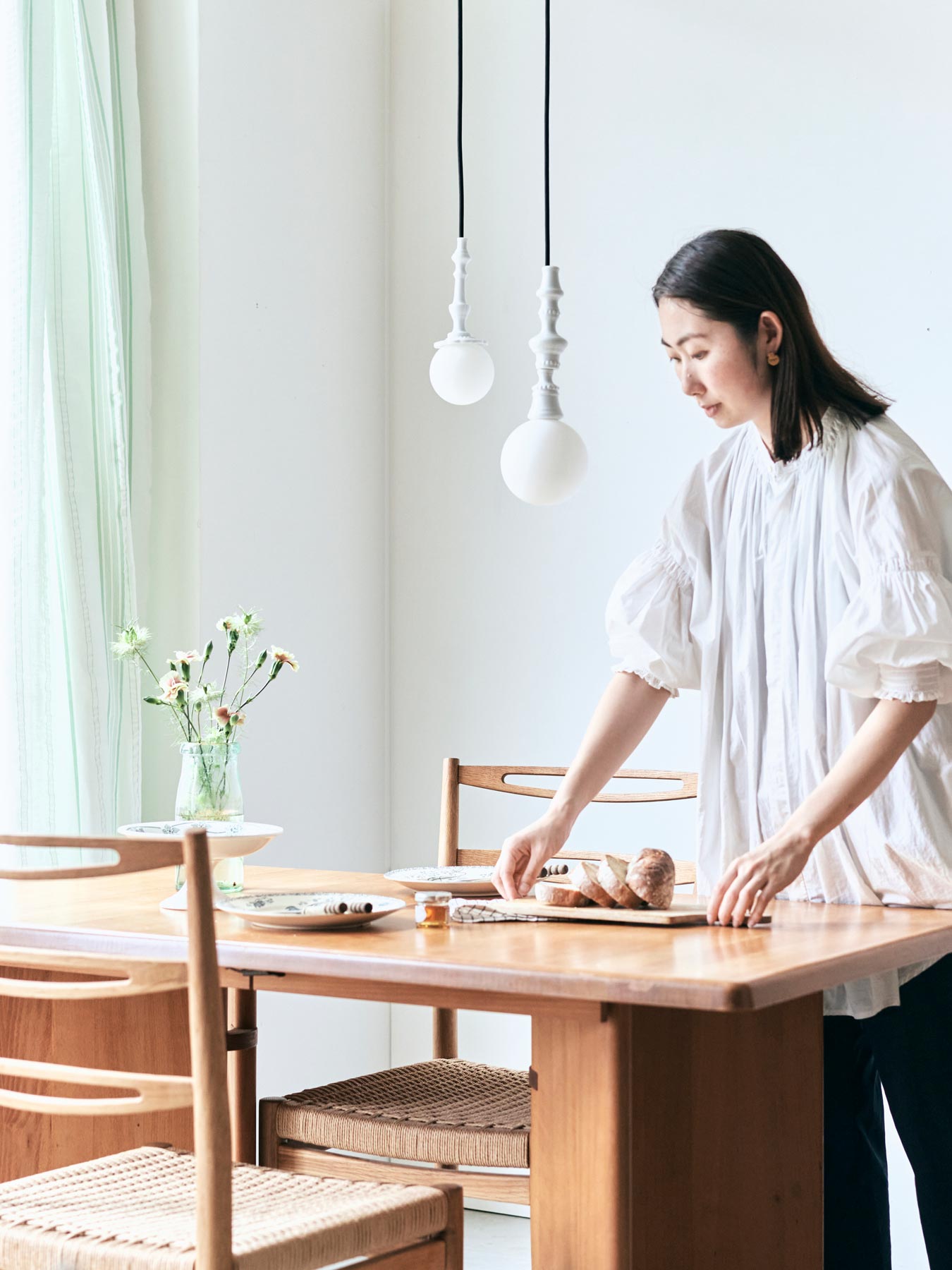 オリジナル・コンポゼランプ／ホワイト｜ペンダントランプ｜オルネ ド