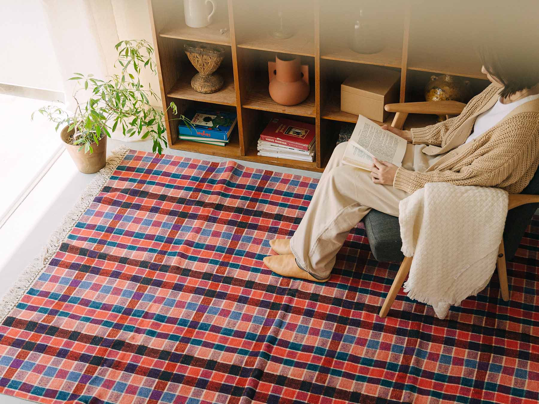 オリジナル・ハイクプリントラグ（140×200cm）｜ラグ｜オルネ ド