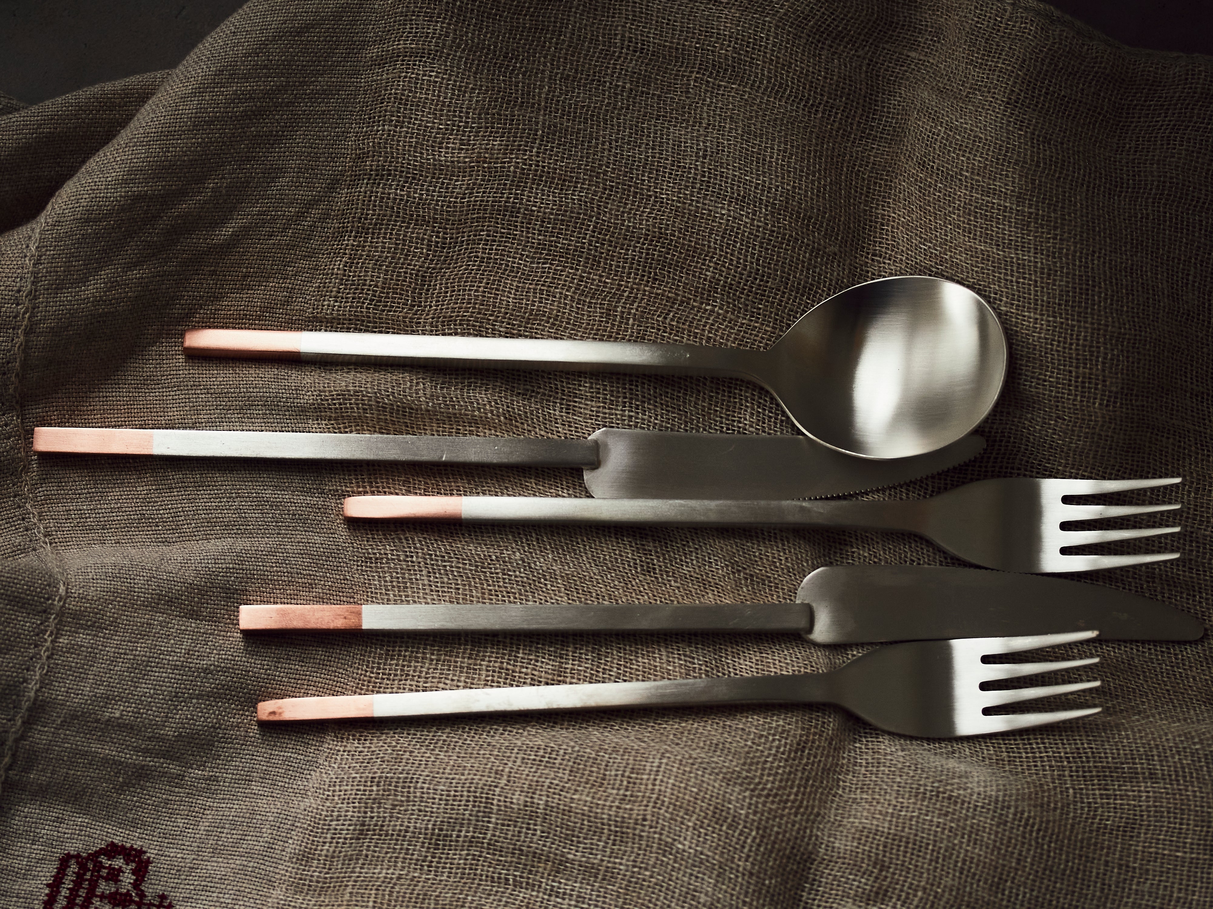 工房アイザワ 純銅カトラリー／銀仕上げ｜カトラリー｜オルネ ド