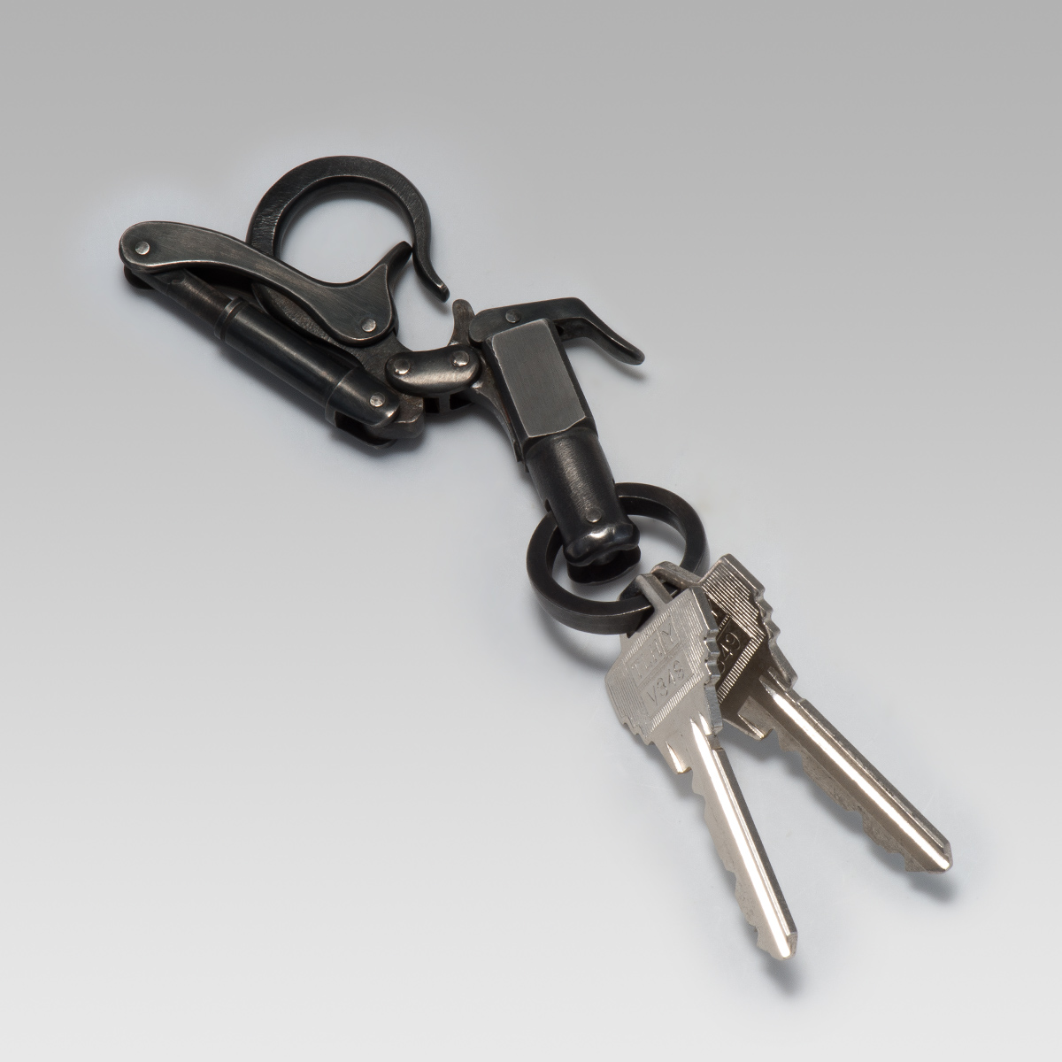 NH Key Holder (Black) | Key Chains & Holders by Nakayama Hidetoshi