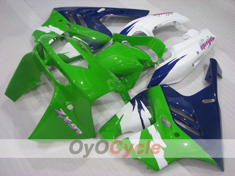 Fairing kit for 94-97 NINJA ZX-9R - Green, Blue, White - Factory