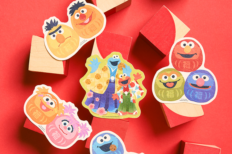 大阪・セサミストリートマーケットで「縁起物グッズ」12種が登場、先行