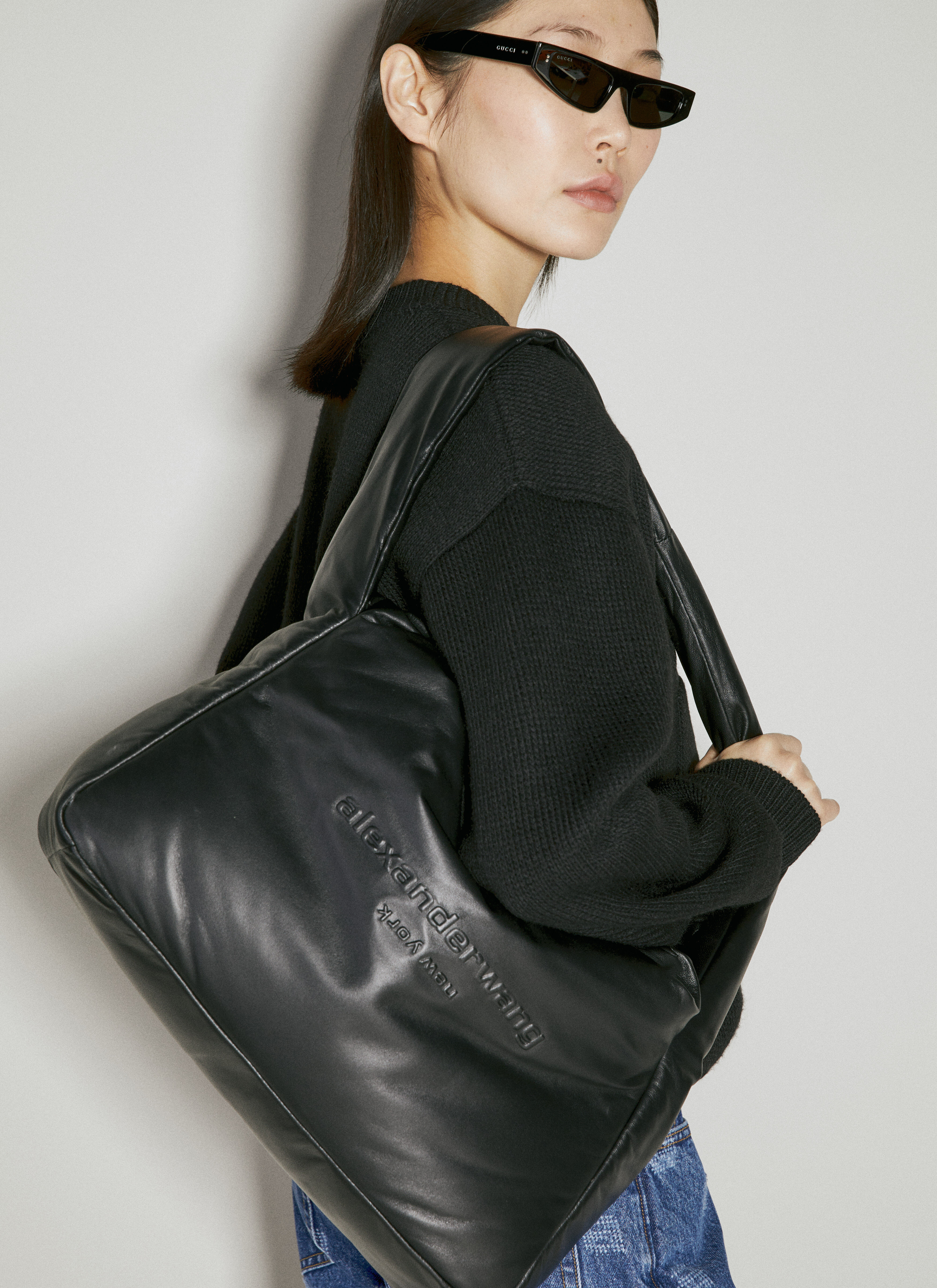 Alexander Wang Women's' Ryan Puff Large Shoulder Bag in Black | LN-CC®