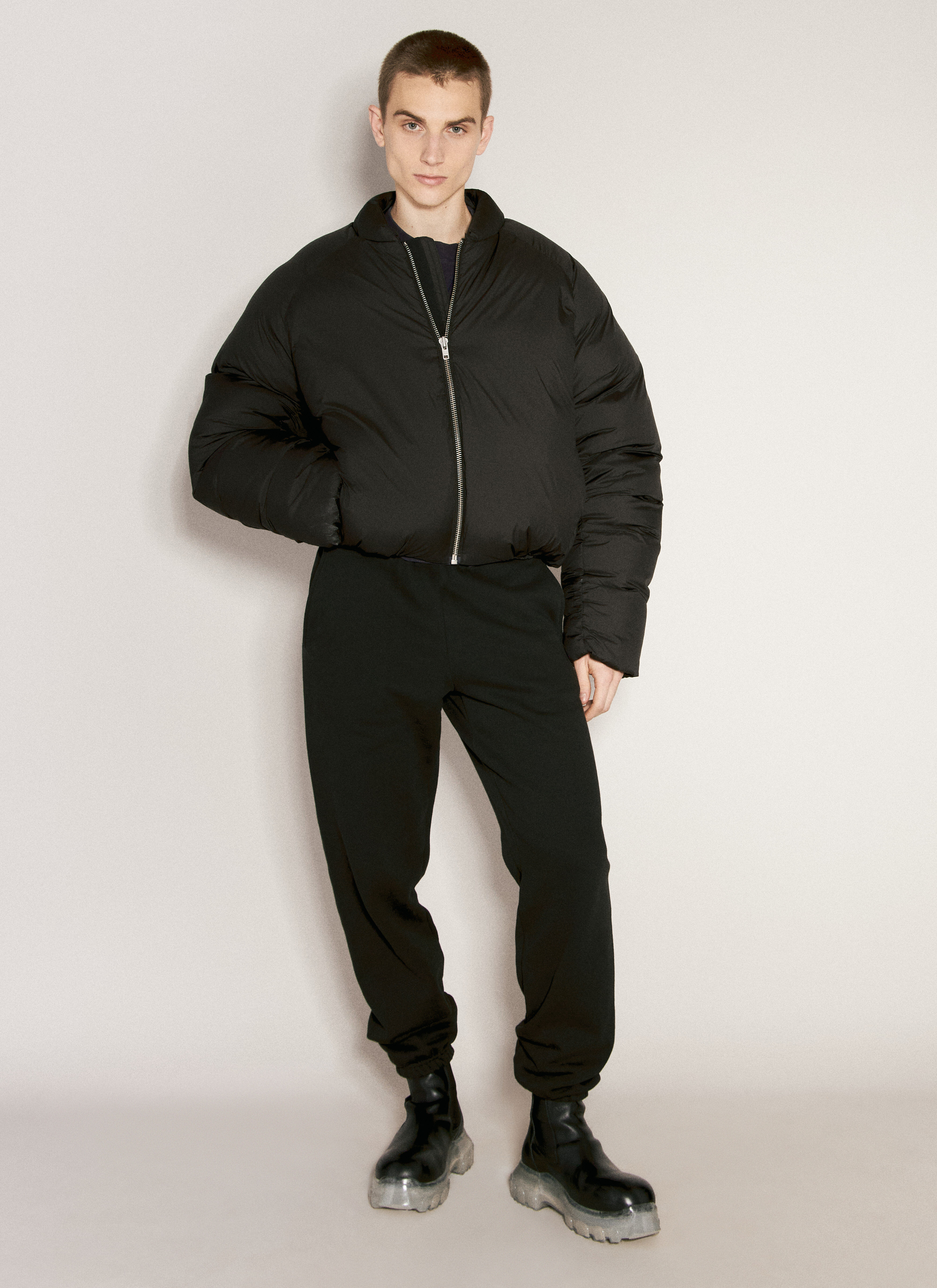 Entire Studios Men's' Pillow Bomber Jacket in Black | LN-CC®