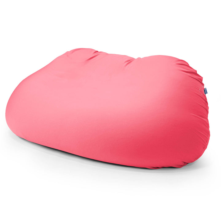 ベンティXXL特大ビーズクッション:サーモンピンク/マシュマロ