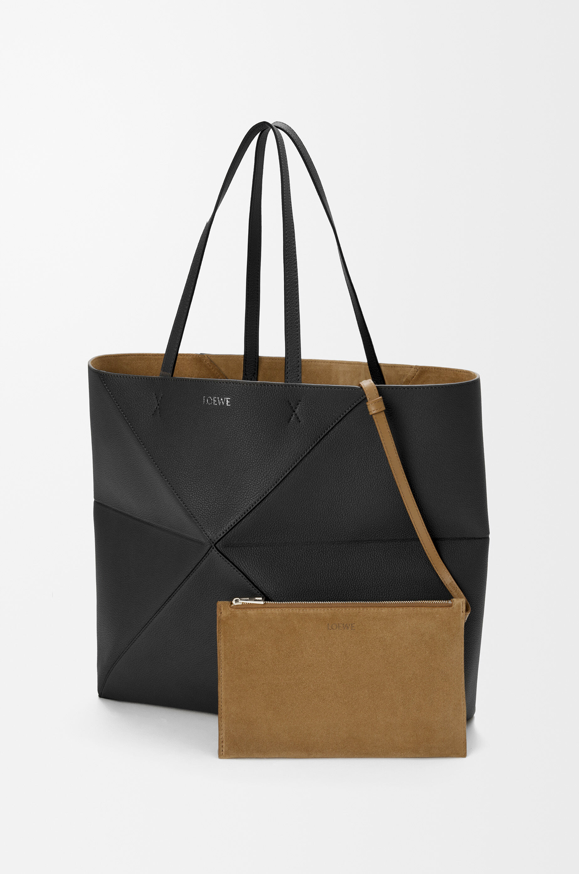 パズルフォルド トート ホリゾンタル ラージ（ソフトグレインカーフ