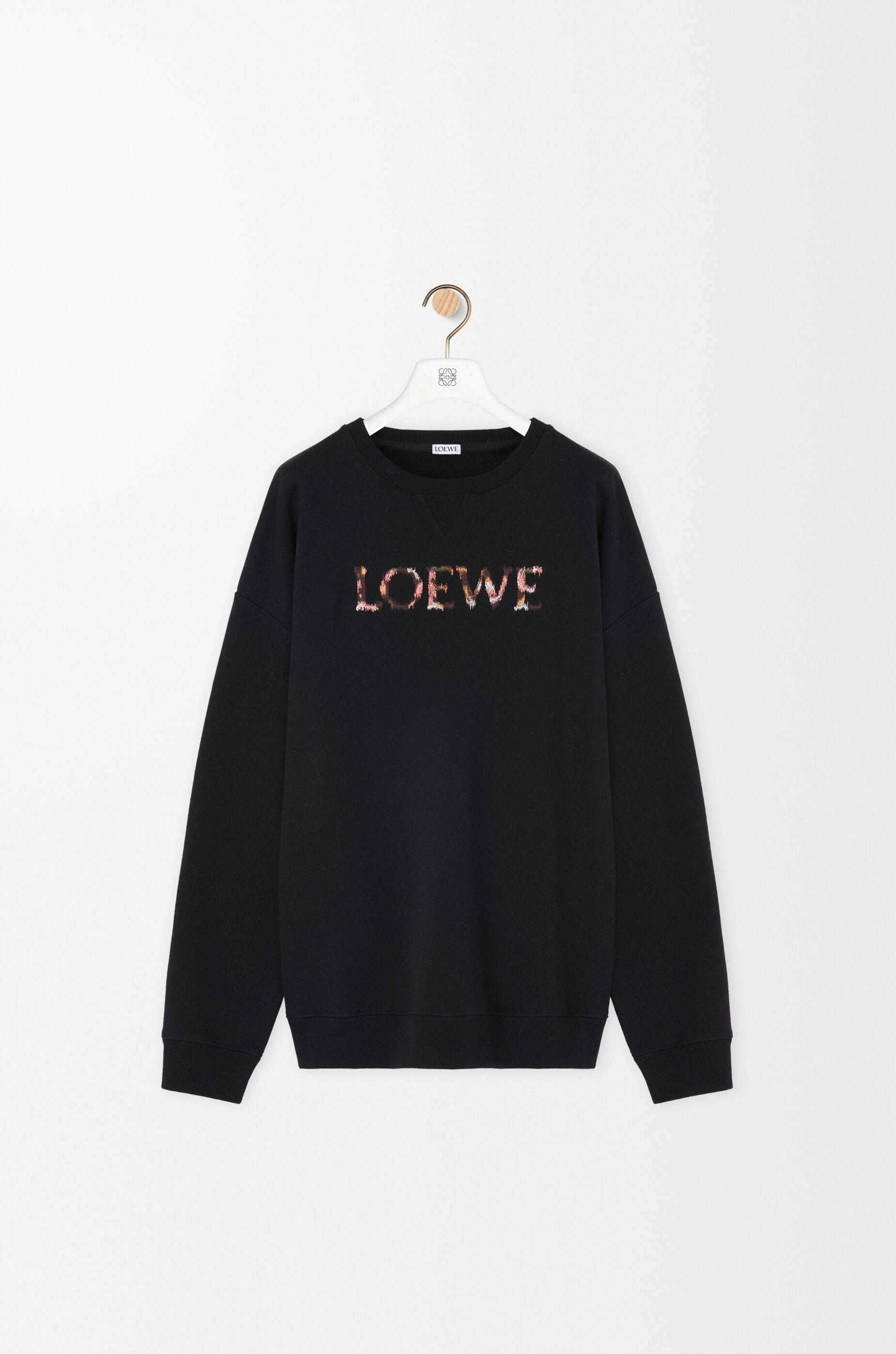 レギュラーフィット スウェットシャツ（コットン） ブラック - LOEWE