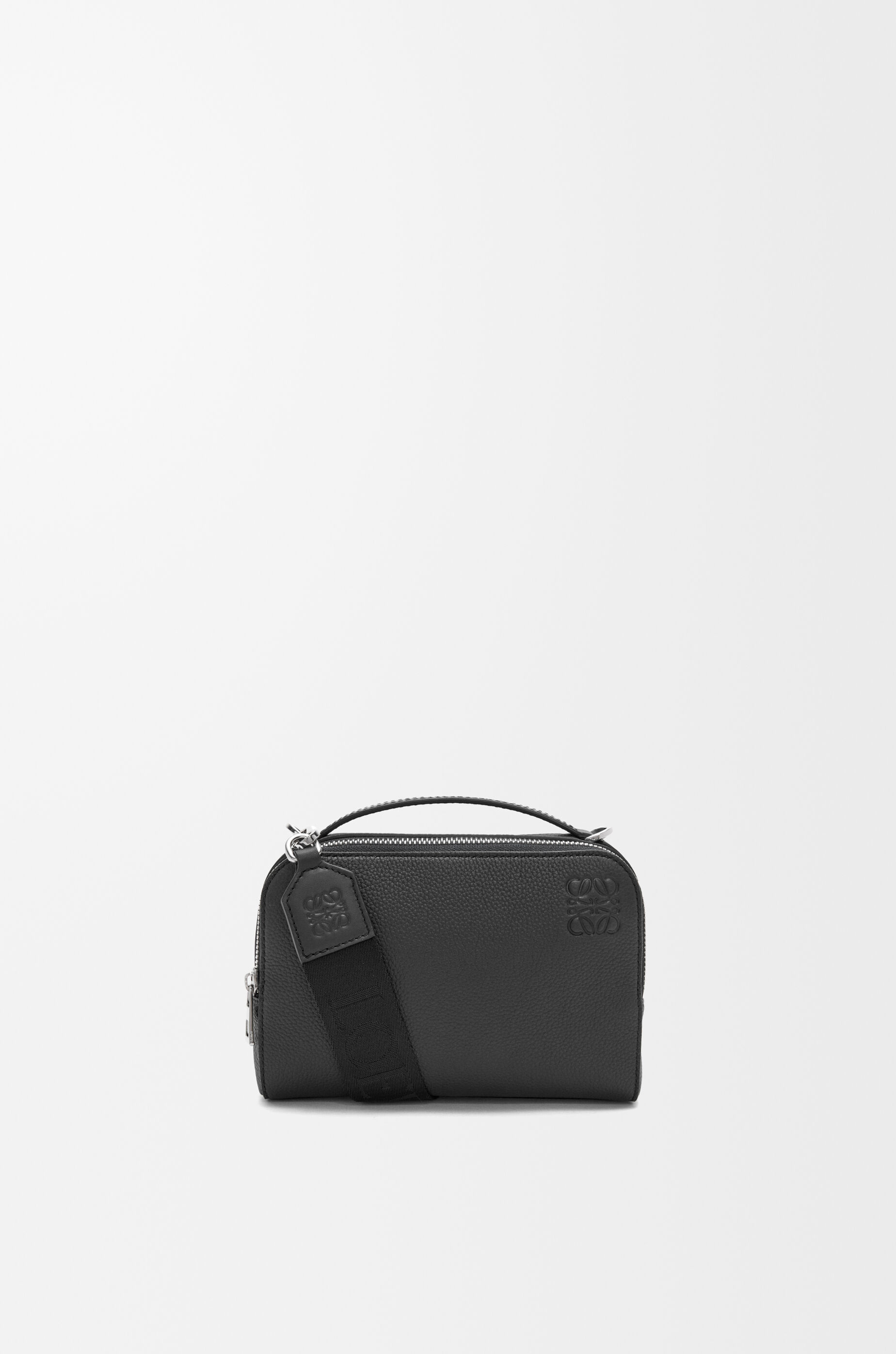 Mini crossbody camera bag in soft grained calfskin Black - LOEWE