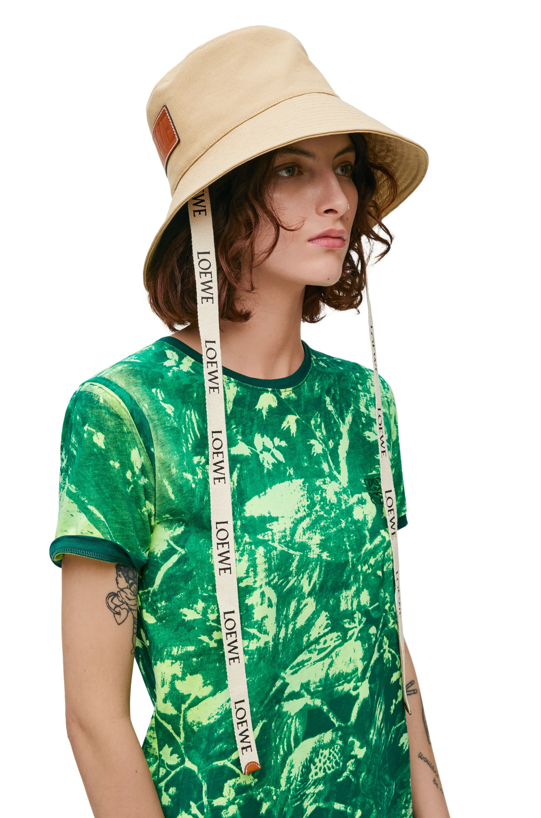 フィッシャーマンハット（キャンバス） ベージュ - LOEWE Japan