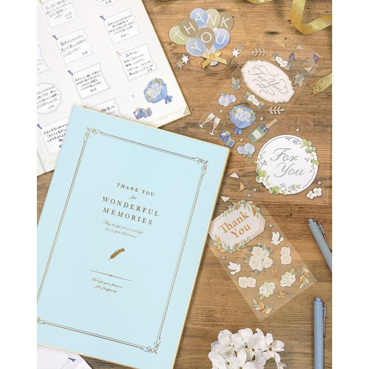 カラー色紙 二つ折り A4 本型 水色(水色): ステーショナリー | ロフト