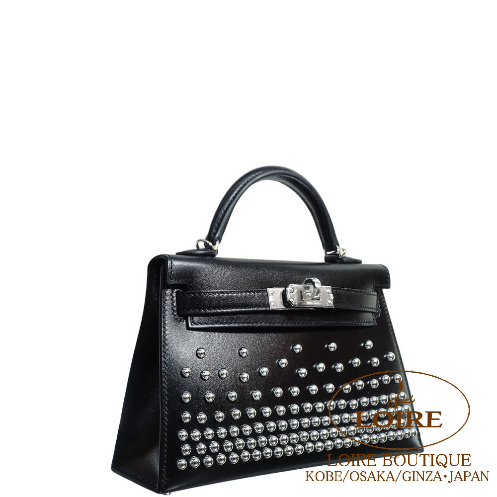 HERMES エルメス ミニケリー BOX 空箱 HERMES エルメス ブルーボックス 箱 保存箱 ネイビー バーキン ケリー