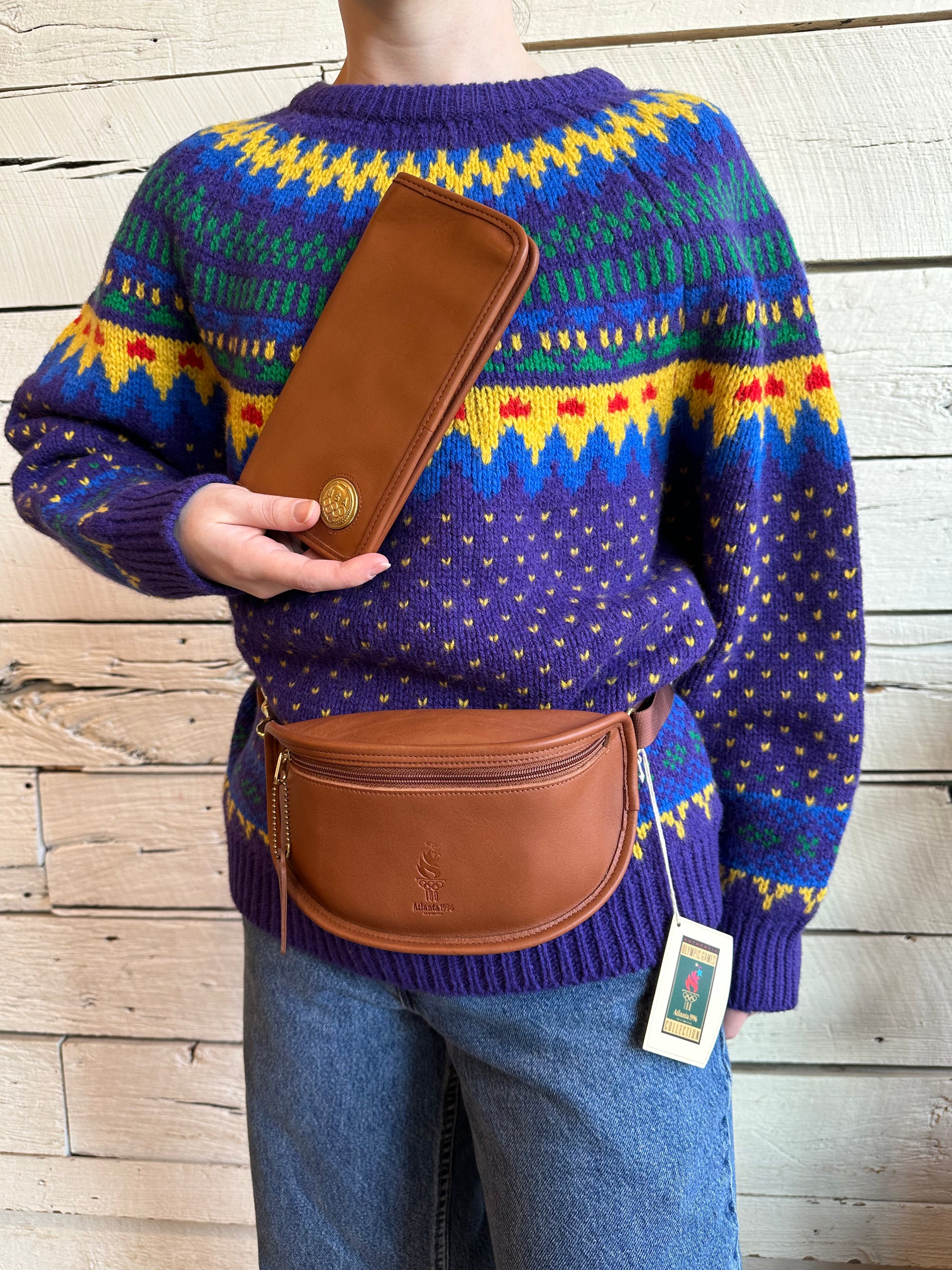 1996 Coach Olympic Games Belt Bag and Folio Wallet – Lost and