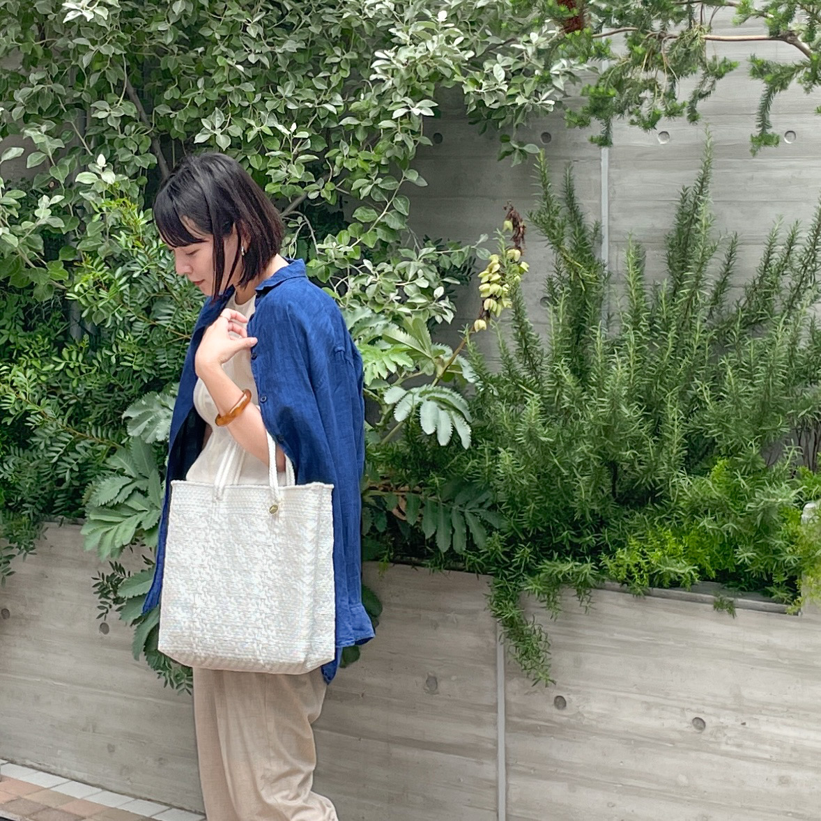 Letraの名品｜ホワイトのメルカドバッグ | Letra｜レトラ公式通販