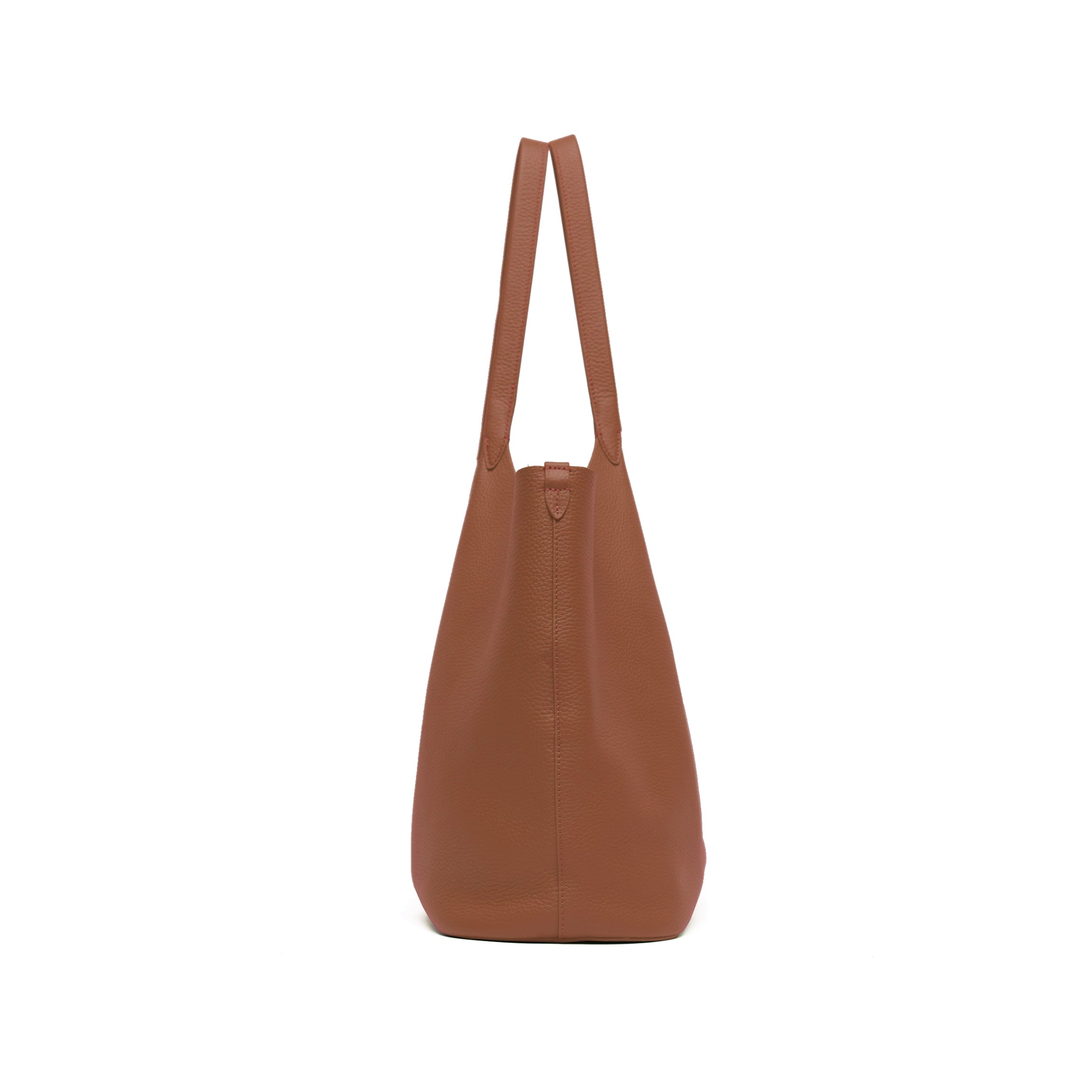 Mia Horizontal Tote | Full Grain Leather Saddle Brown – Leatherology