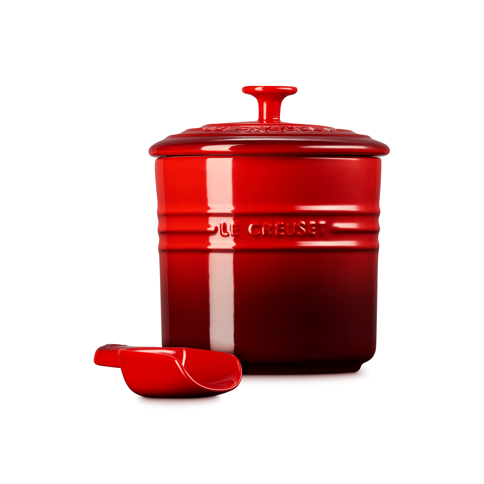 ペットフード・コンテナー (スクープ付き) チェリーレッド | ペット