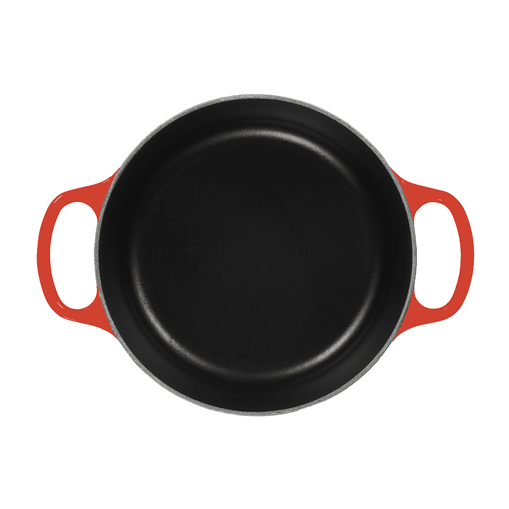 シグニチャー ココット・ロンド 22cm チェリーレッド (ブラックマット