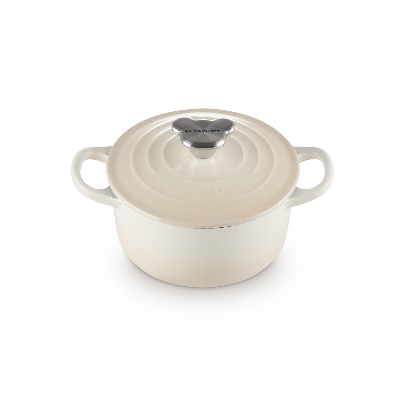 ココット・ロンド 14cm ベアーツマミ メレンゲ | ベビー・キッズ・出産