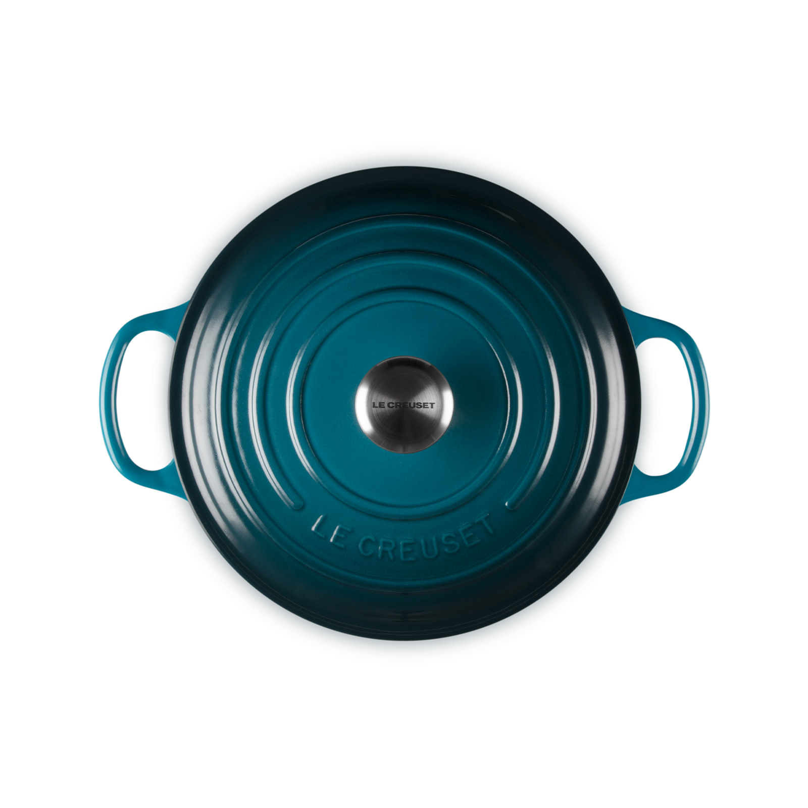 シグニチャー ココット・ロンド 22cm ディープティール (シルバー