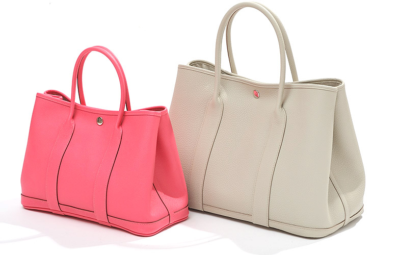 エルメス ガーデンパーティ36/PM エトゥープ ネゴンダ シルバー金具